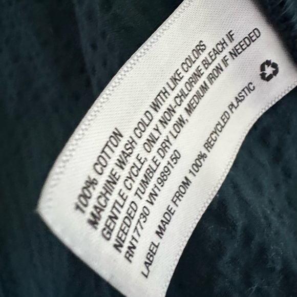 A New Day Target Dress Cotton Seersucker Boho Prairie Peasant Hunter Green XL - Picture 9 of 12